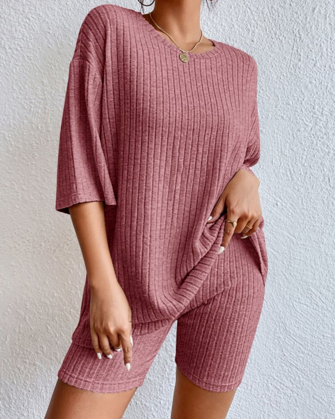 Casual Ribbed Set