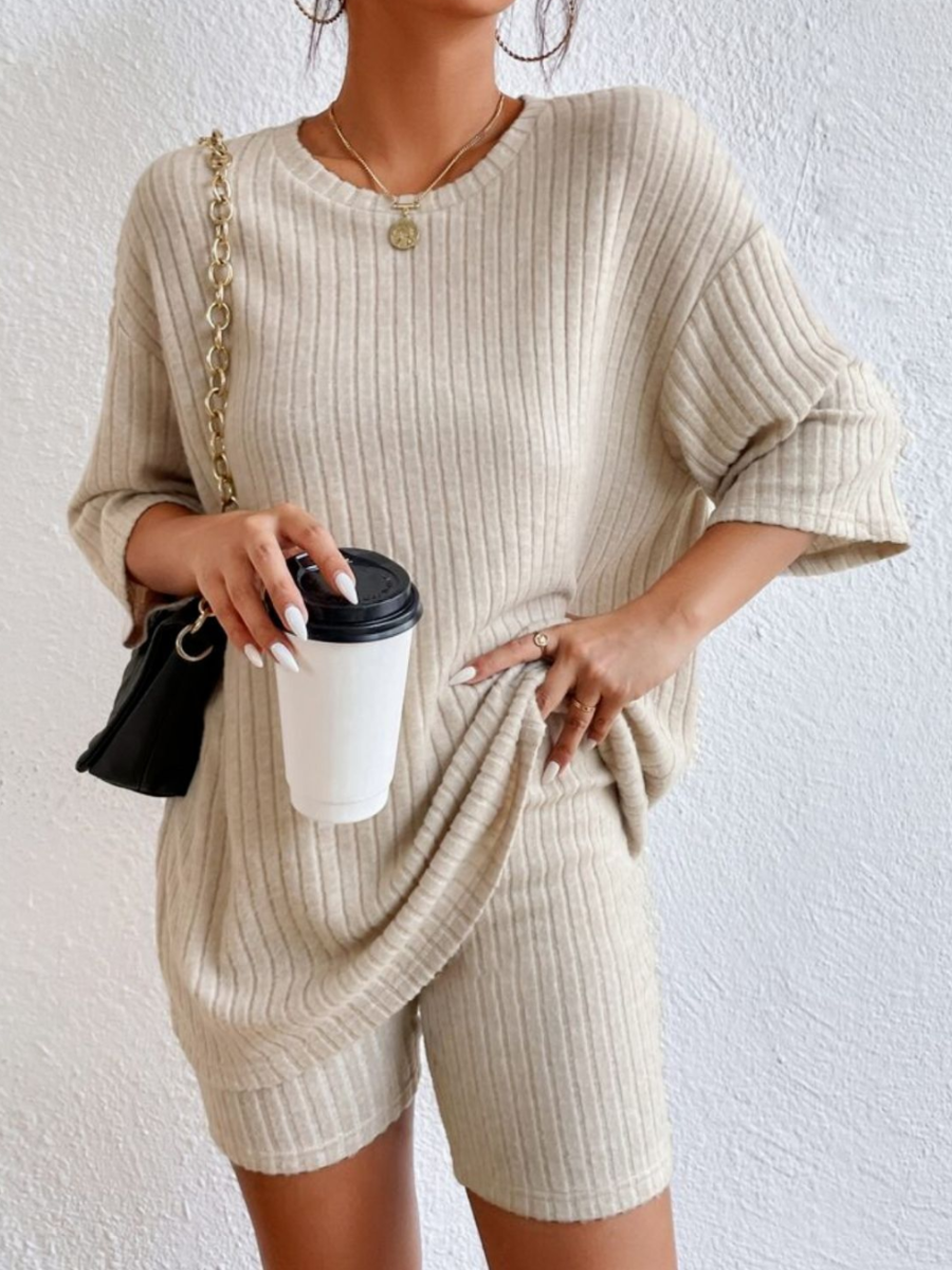 Casual Ribbed Set