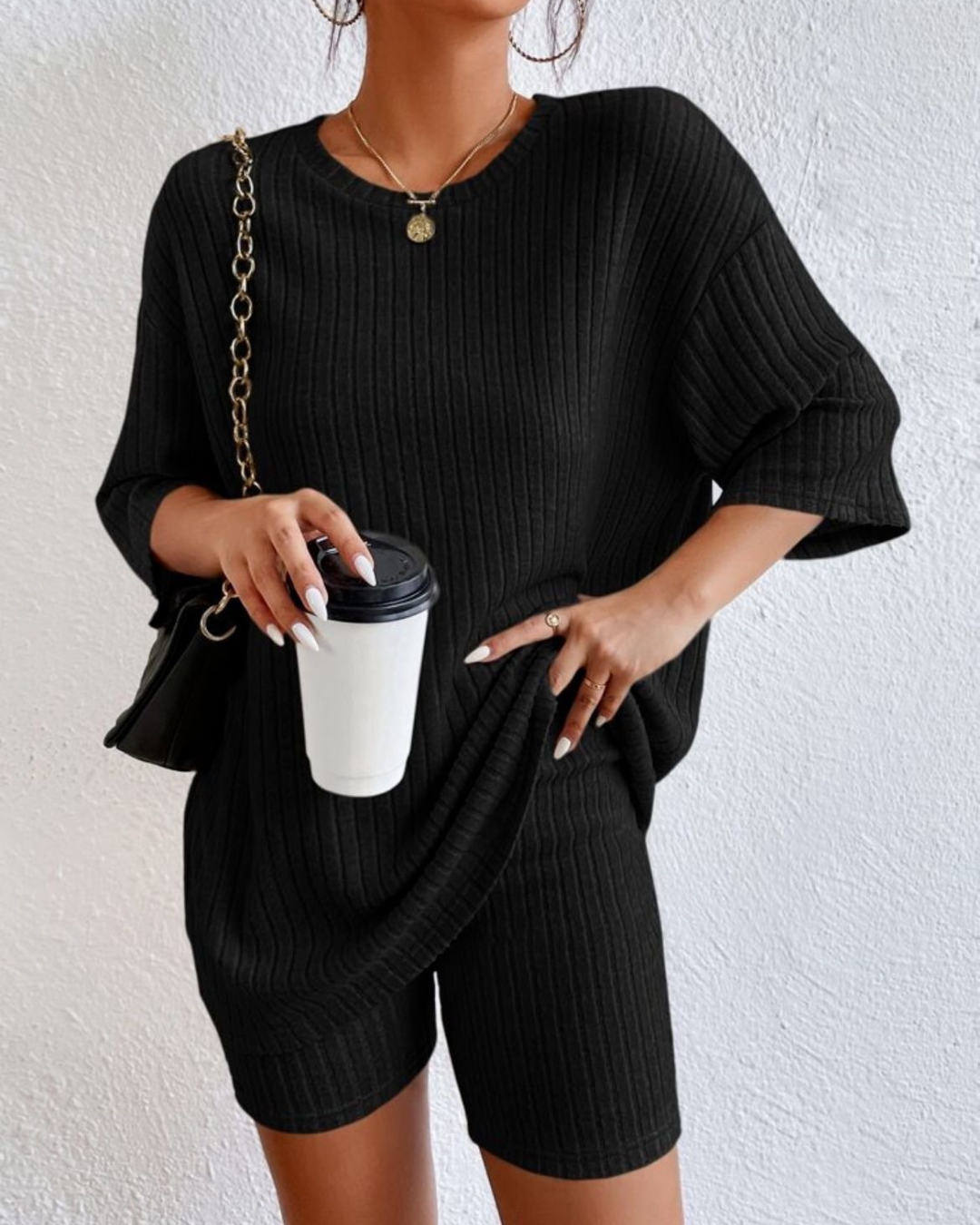 Casual Ribbed Set