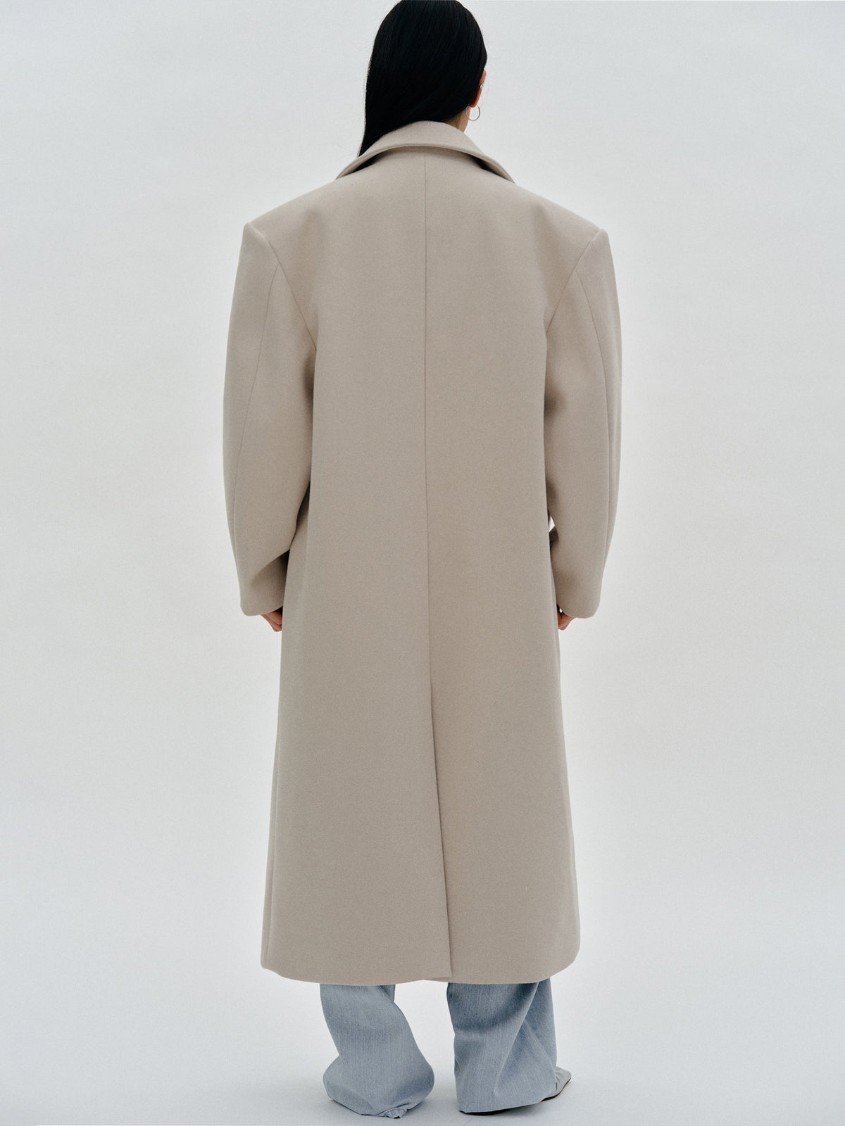 Reign | Oversized Wool Coat | Tailored Drama in Motion