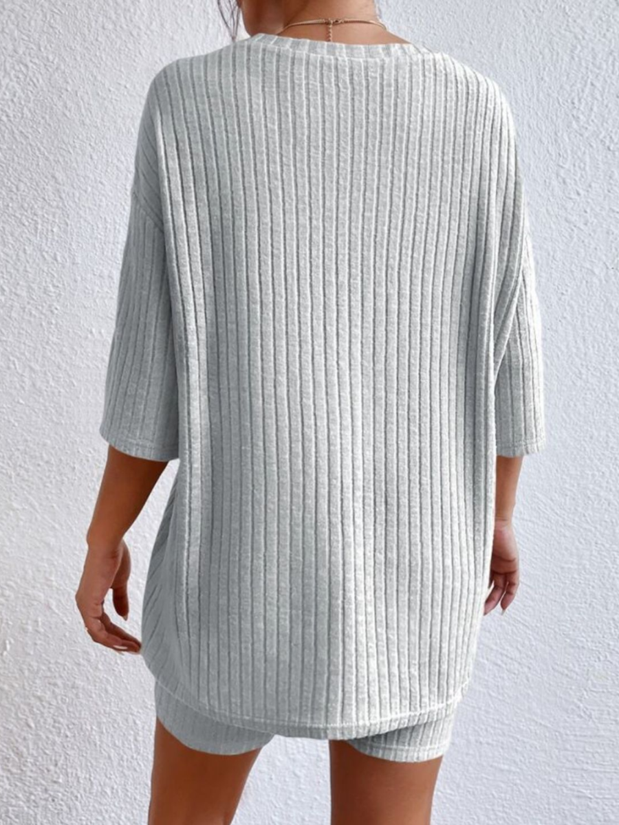 Casual Ribbed Set