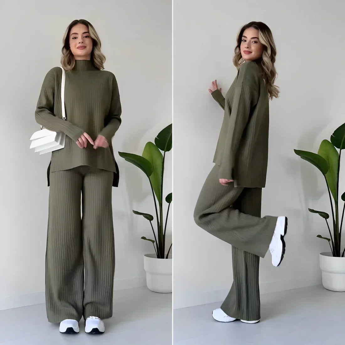 Elegant Two-Piece Women's Outfit