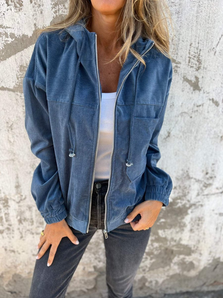 Casual Hooded Zip Jacket