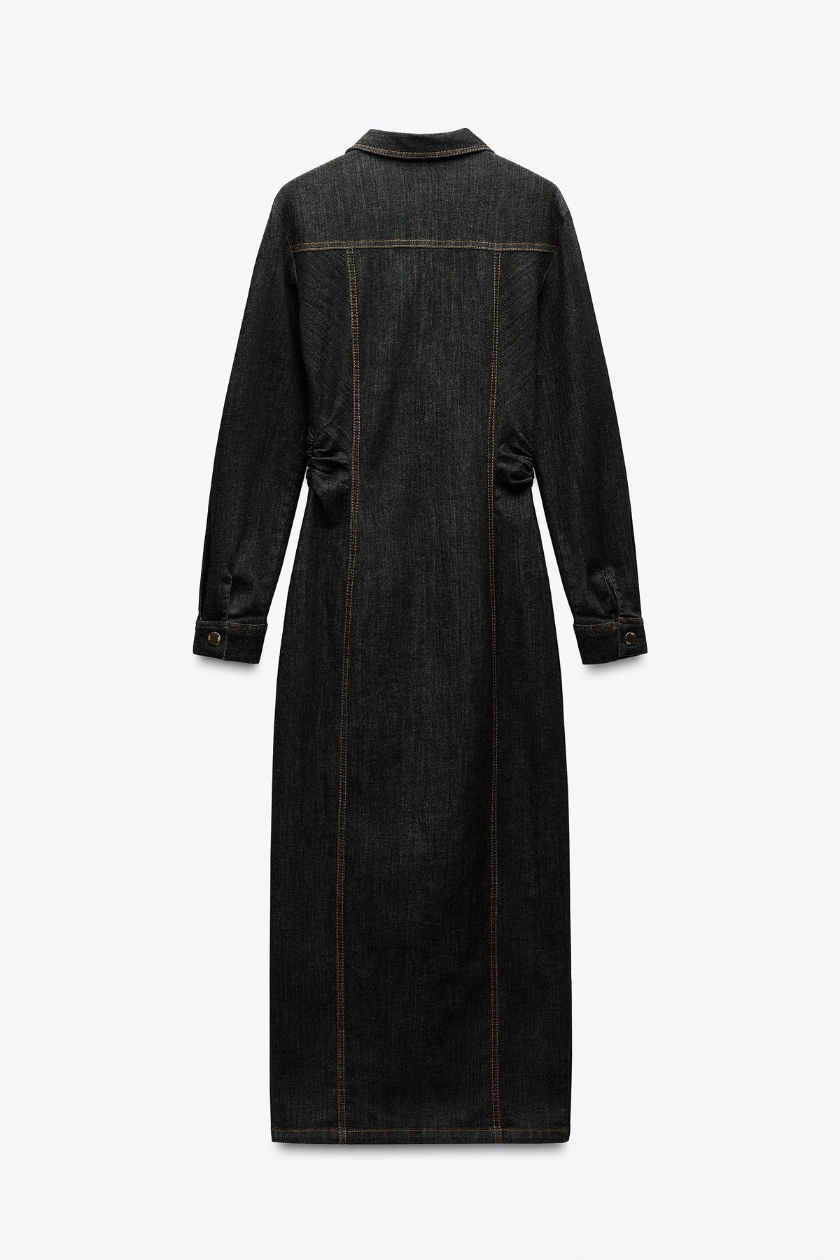 Kaia | Denim Midi Shirt Dress | Utility Chic Redefined