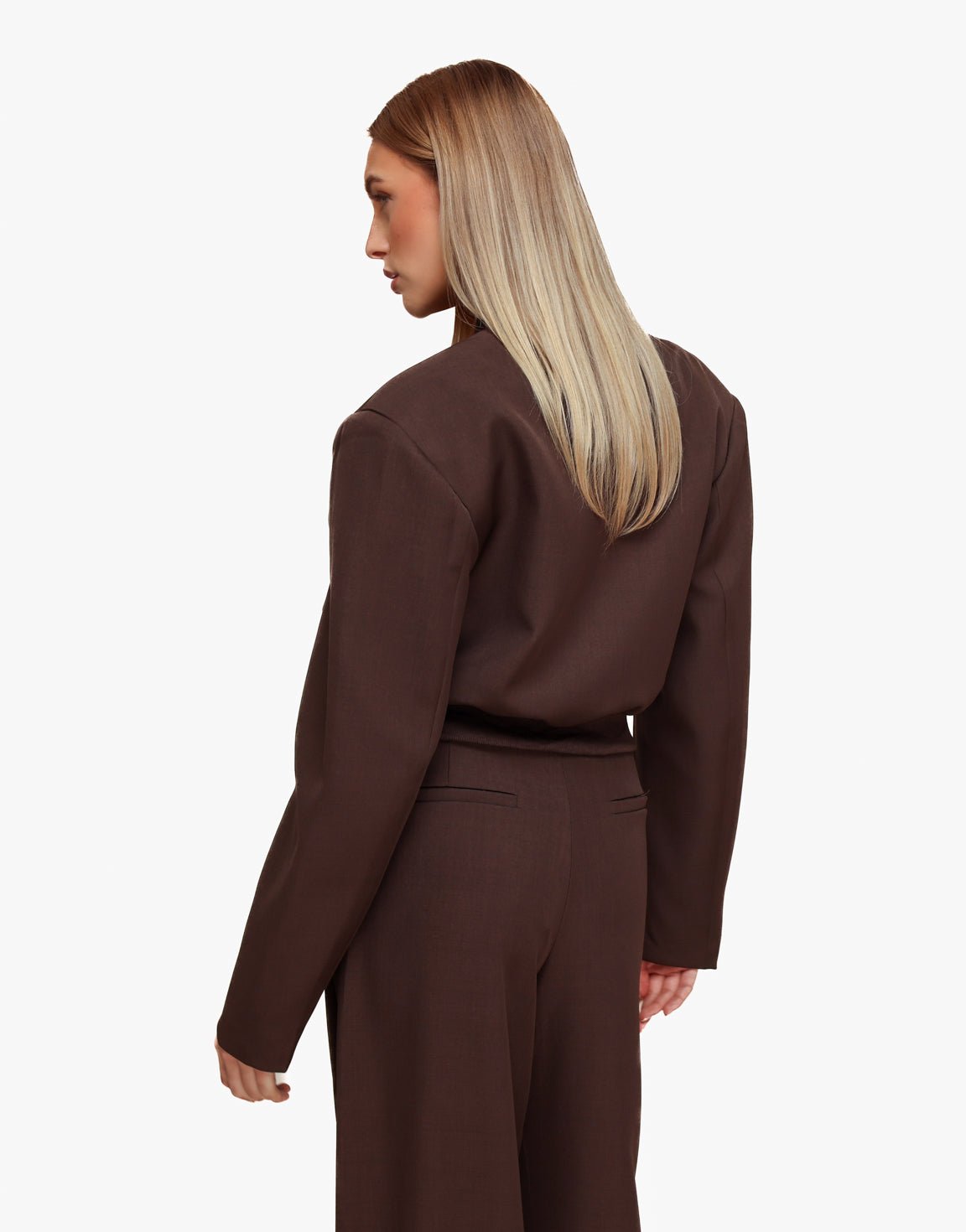Avery | Cropped Blazer & Wide-Leg Trouser Set